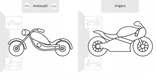 Malowanie Doklejanie Pojazdy Wyścigowe 16 Naklejek 3+ Skrzat