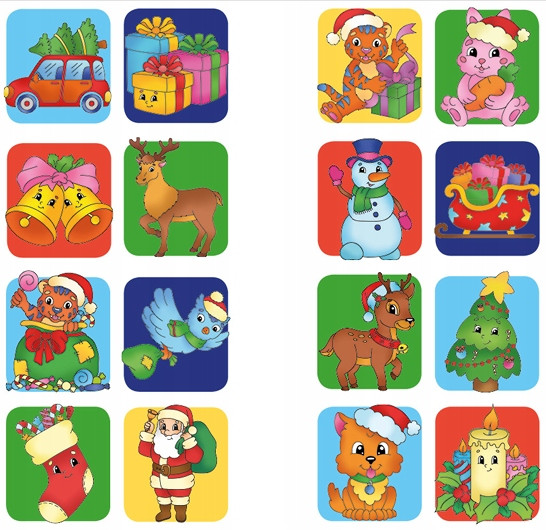 Brzdące kolorują. Mikołaj