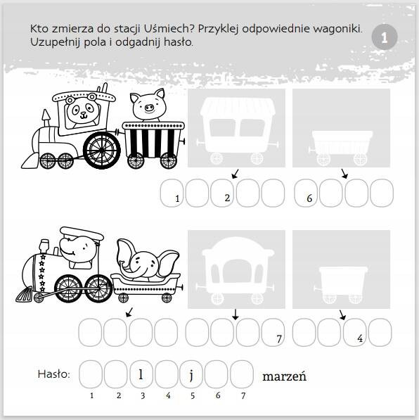 Zgadywanie-doklejanie. Krzyżówki