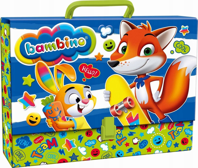 Teczka z rączką A4 Bambino. MAJEWSKI