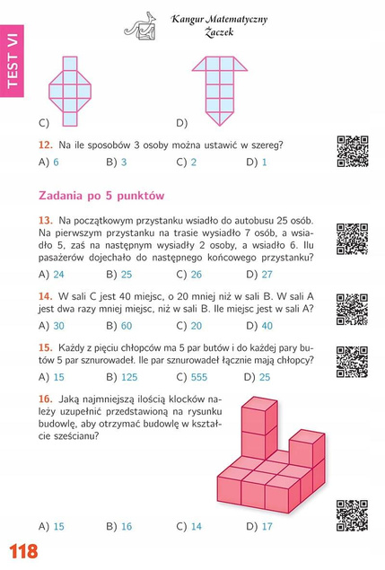 Matematyka Z Wesołym Kangurem Żaczek 2023 kl. 2 Kangur Matematyczny