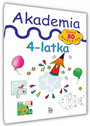 Akademia 4-Latka Czterolatka Zadania Ćwiczenia Z Naklejkami Naklejki SBM
