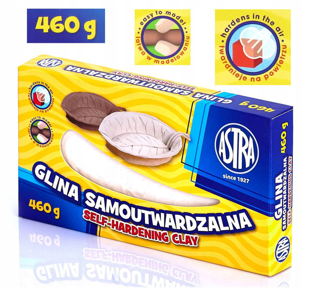 Glina samoutwardzalna biała 460g ASTRA