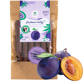 Rollsy ŚLIWKOWE Naturalny Prebiotyk i Źródło Błonnika 50g Naturalnie Zdrowi