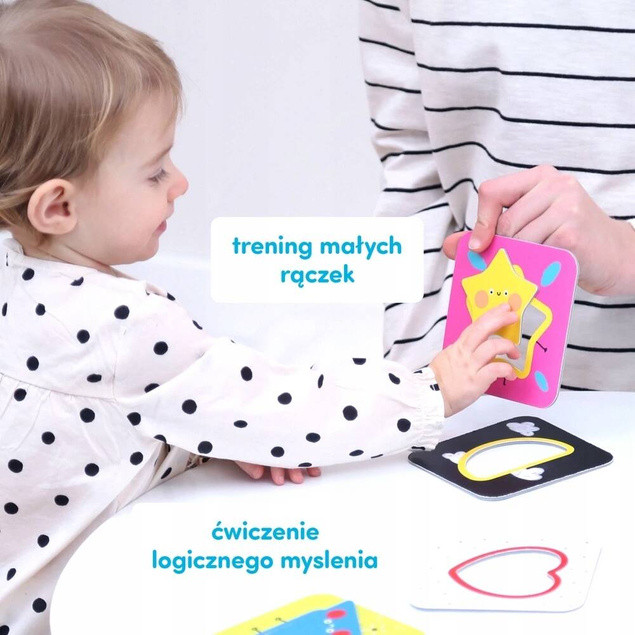 CZUCZU Odkrywam Kształty Puzzlowy sorter Malucha 18m+