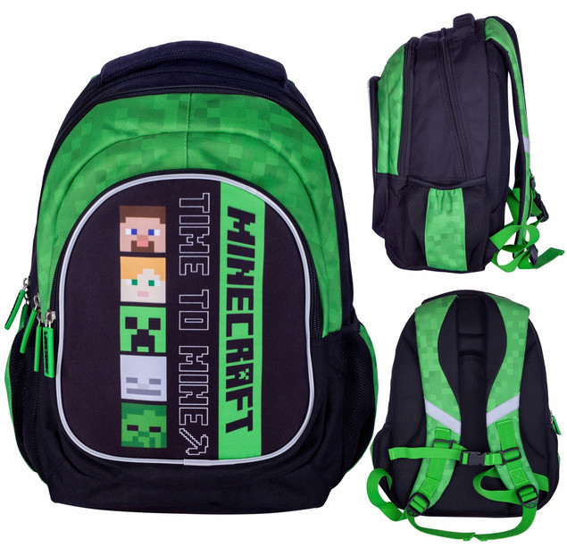 MINECRAFT PLECAK SZKOLNY ALEX I STEVEN ASTRA