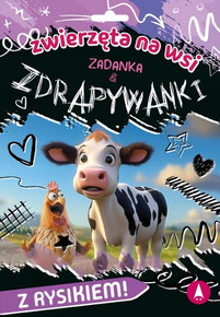 Zadanka i Zdrapywanki ZWIERZĘTA NA WSI z Rysikiem 4+ Skrzat