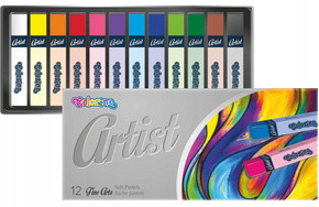 Pastele Suche Szkole ARTIST 12 Kolorów Colorino 65238