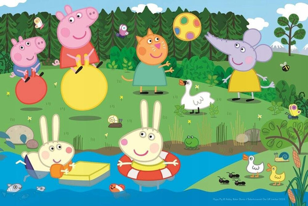 Puzzle 60 Wakacyjna zabawa Trefl 17326