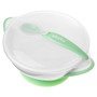 Miseczka na przyssawce white/green Akuku