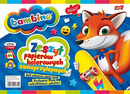 Blok Zeszyt Papierów Kolorowych Samoprzylepnych B4 8 kartek Bambino