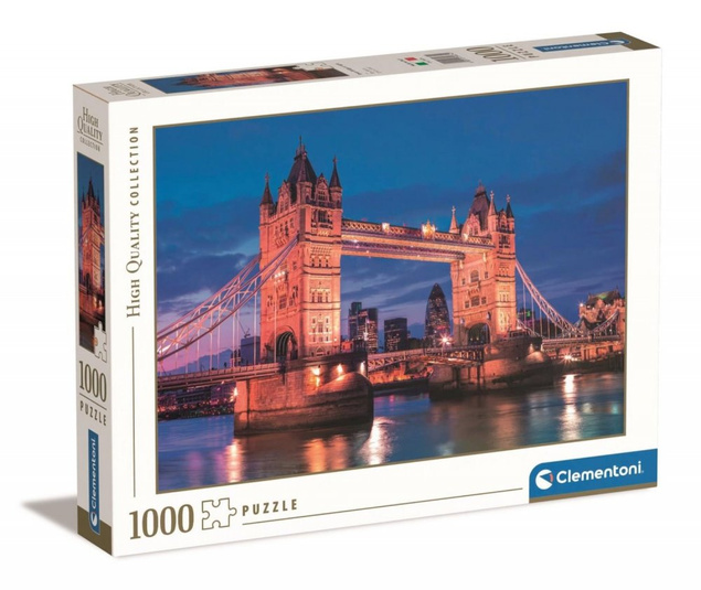 PUZZLE 1000 HQ LONDYN MOST TOWN BRIDGE NOC MIASTO