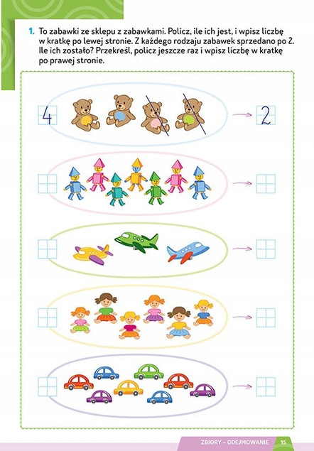 Dodawanie i odejmowanie klasy 1-3 Greg