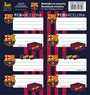 Naklejki na zeszyt FC Barcelona Barca FC-201 ASTRA