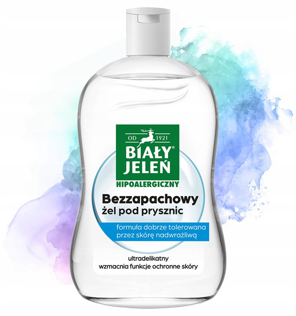 BIAŁY JELEŃ Żel Pod Prysznic Bezzapachowy Hipoalergiczny 500 ml