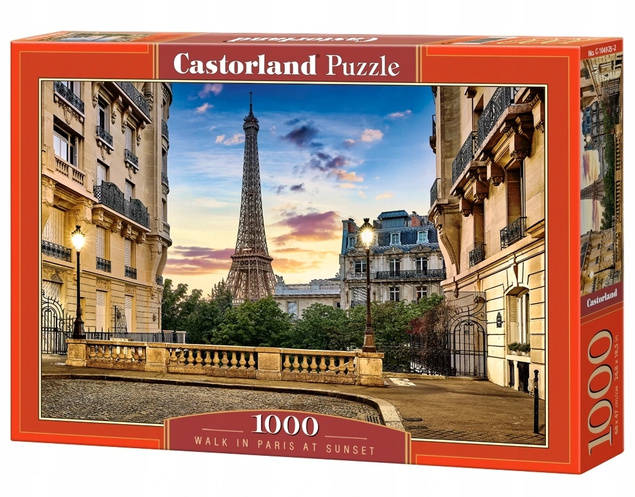 Puzzle 1000 Układanka Paryż WIEŻA EIFFLA Widok Miasto 9+ Castorland