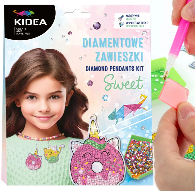 KOLOROWANKI WYDRAPYWANKI KREATYWNE DIAMENTOWE ZAWIESZKI