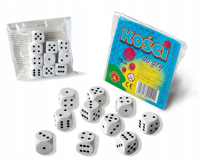 Alexander, Gra losowa, KOŚCI DO GRY