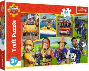 PUZZLE 24 MAXI STRAŻAK SAM I PRZYJACIELE FIREMAN