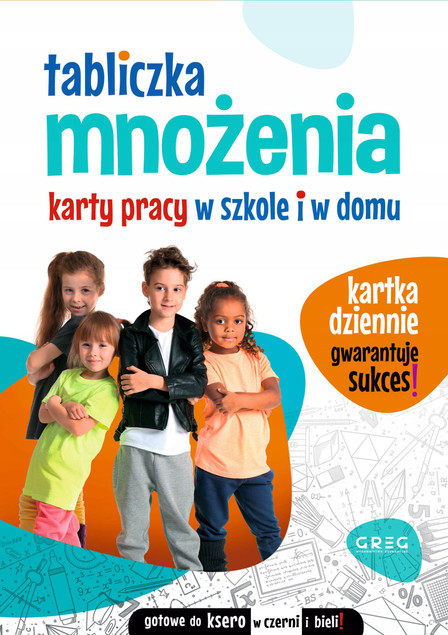 Karty pracy w szkole i w domu. Tabliczka mnożenia