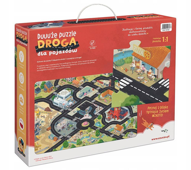 Duuuże Puzzle 35 Droga dla Pojazdów CzuCzu
