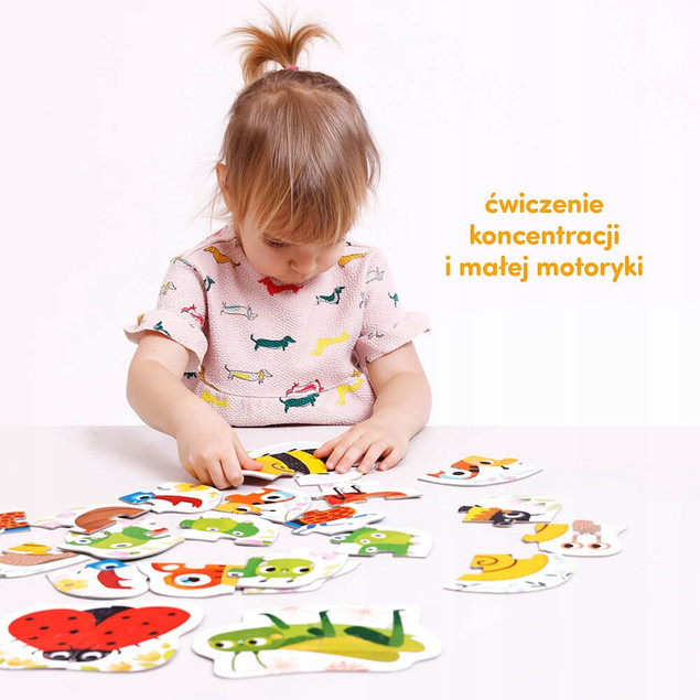 CzuCzu Puzzle Robaczki czworaczki
