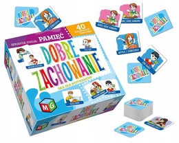 DOBRE ZACHOWANIE Gra Dla Bystrzaków Pamięciowa 3+ Multigra