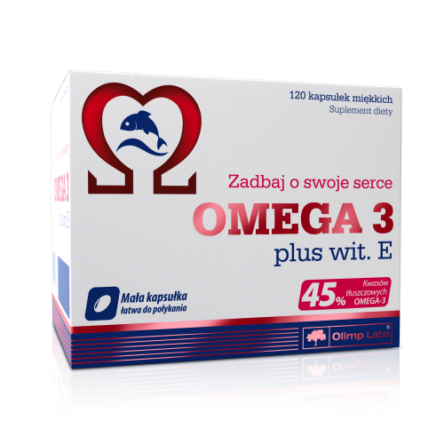 OLIMP Omega 3 plus Wit. E - 120 kaps. miękkich