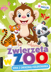 Kolorowanka Zwierzęta W Zoo Seria Z Gwiazdką 74 Naklejek BooksAndFun