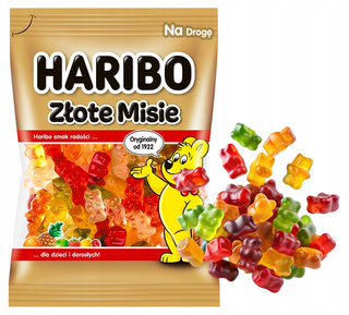 Żelki HARIBO Złote MISIE ŻELKI Owocowe 100g