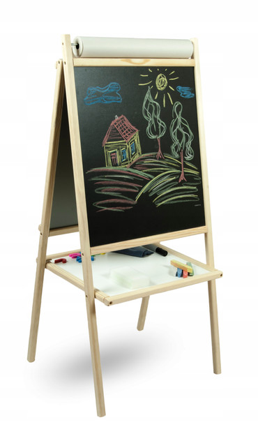 Średnia TABLICA Drewniana Magnetyc. Kredowa 3TOYSM MPP