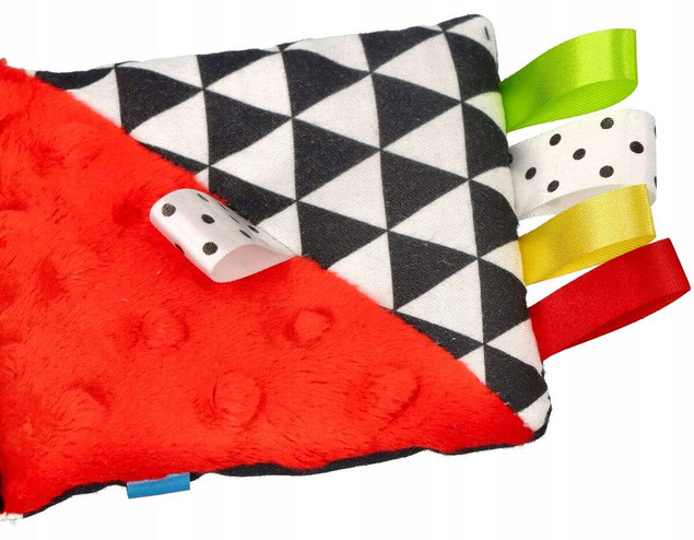 Mała książeczka Sensoryczna Czerwona Mom's Care