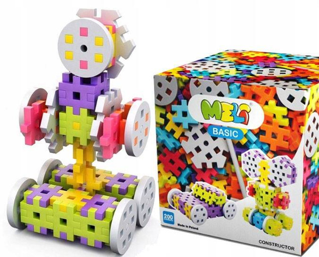 Klocki MELI CONSTRUCTOR 200szt prezent na plus PL 50035