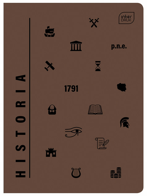 10x Zeszyt PRZEDMIOTOWY KOMPLET A5 60 Kartek Interdruk