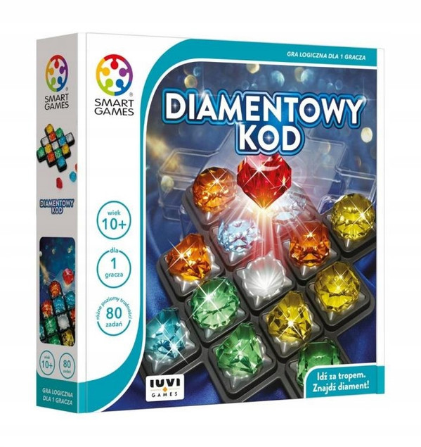 Diamentowy Kod Rozwiń Umiejętności Dedukcji 10+ IUVI Smart Games