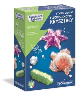 Fluorescencyjne Kryształy Stwórz Własne Kryształy Naukowa Zabawa Clementoni