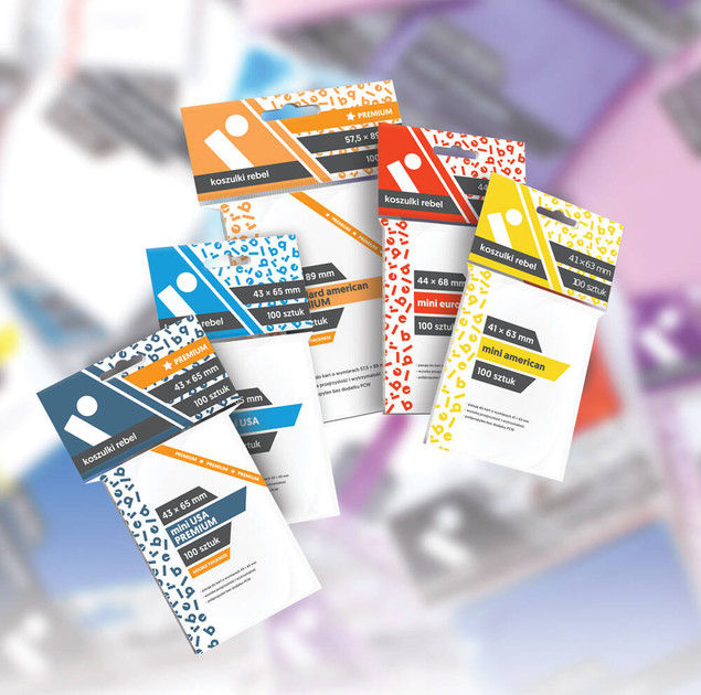 KOSZULKI STANDARD EUROPEAN PREMIUM 59x92mm 100szt.