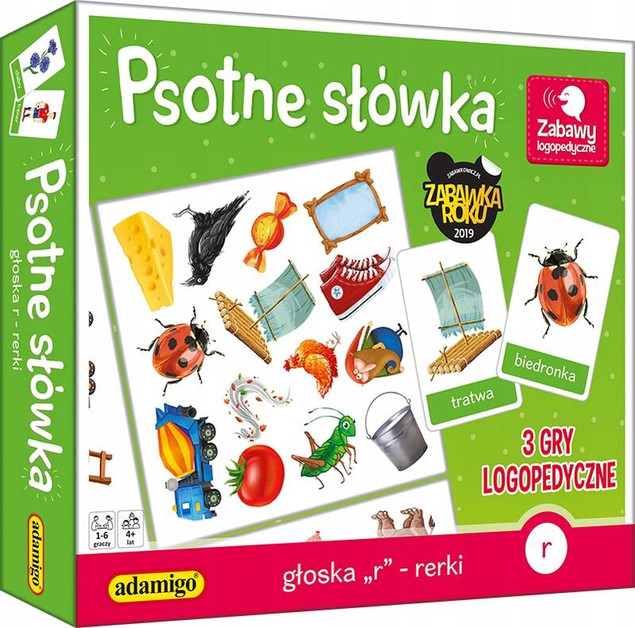 Gra Logopedyczna Psotne Słówka Głoska R-rerki
