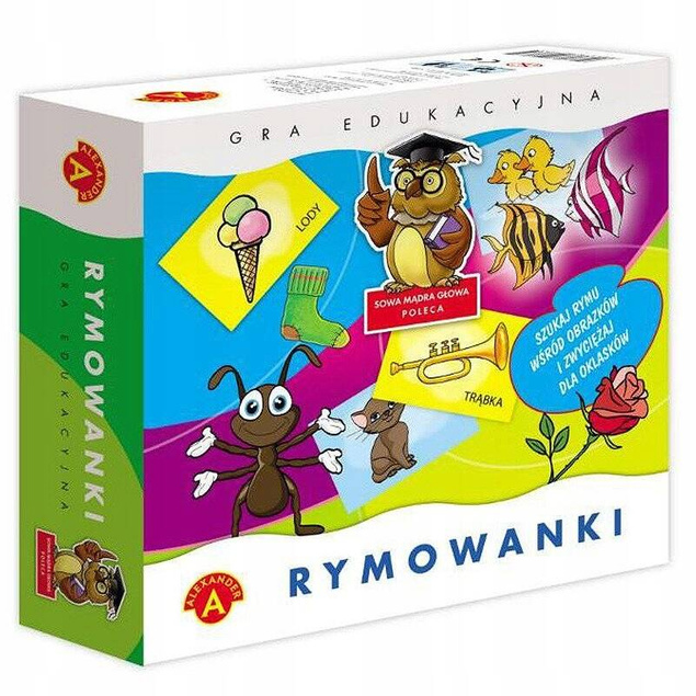 Rymowanki Gra Edukacyjna Kształtuje Percepcje Słuchową 5+ Alexander 0494
