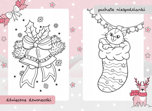 Malowanki z Mikołajem. Renifer