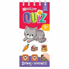 Magiczny Quiz Z Kotkiem Dotknij i Sprawdź Zabawa 3+ Aksjomat 4034