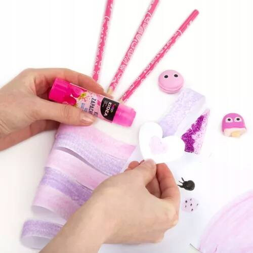 3x Klej W Sztyfcie Kidea Zapachowy Szkolny 15g Mocny Trwały Kolorowy