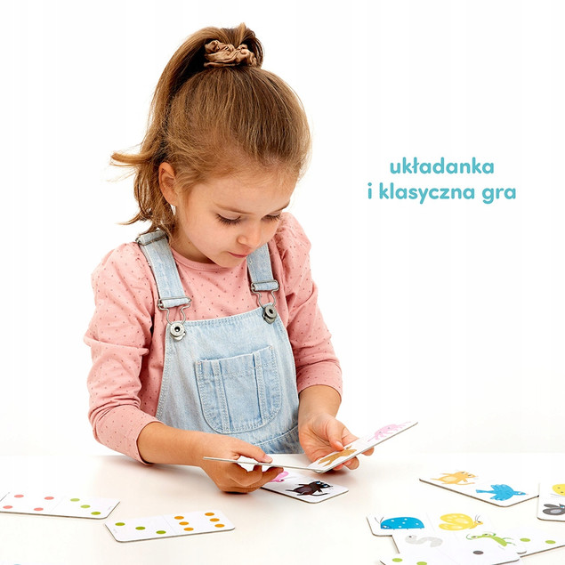 KOLORY Domino Gra Dla Dzieci Układanka 2+ CzuCzu