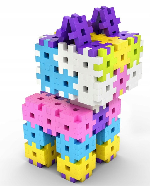 Meli Basic Pink - klocki konstrukcyjne 300 elementów