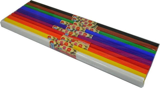 BIBUŁA MARSZCZONA MIX CLASIC 10 ROLEK 50x200CM