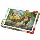 Trefl puzzle 160el Walczące Tyranozaury 15360