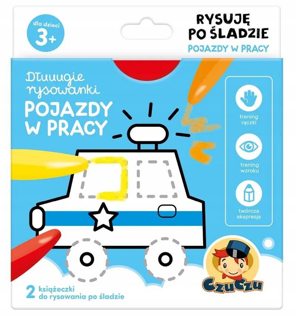 Dłuuugie Rysowanki Pojazdy w Pracy CzuCzu