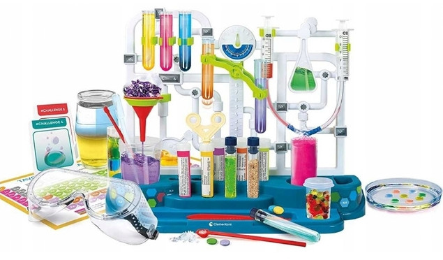 Laboratorium Super Chemia Doświadczenia Naukowa Zabawa 8+ Clementoni