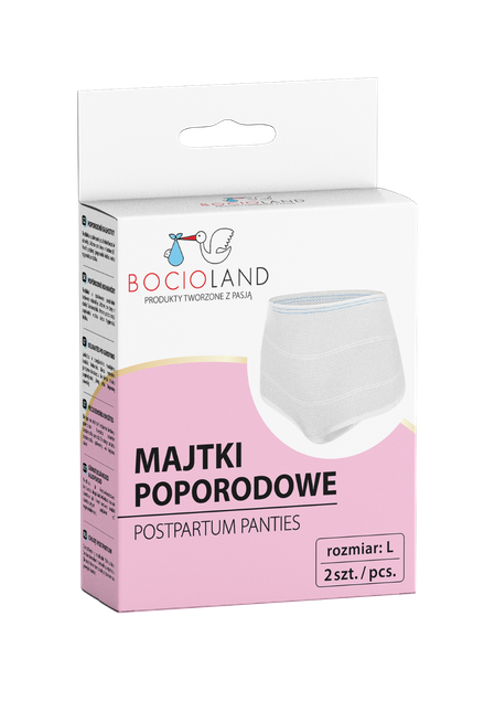 Majtki poporodowe siateczkowe 2 szt. L