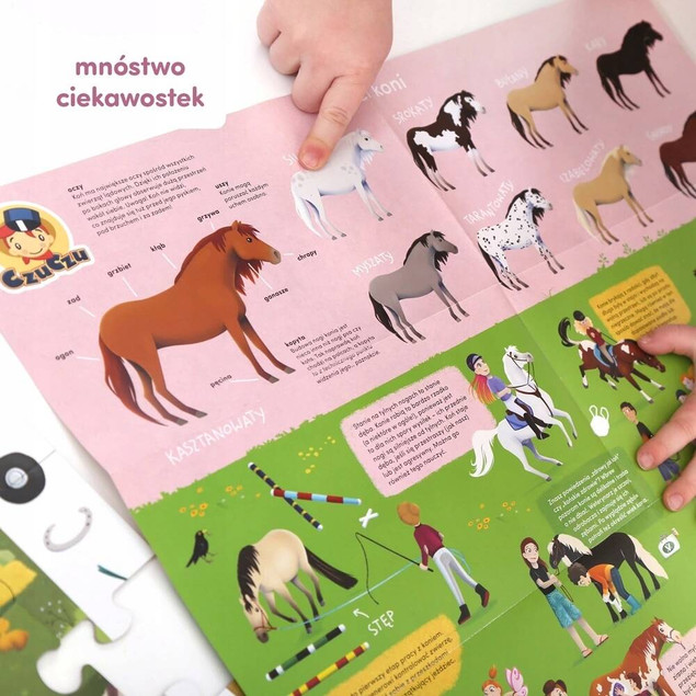 CZUCZU Puzzle Obserwacyjne 84 Stadnina Koni